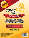 24pt Trading Card Backer Boards - Standard Size - 100 Pack