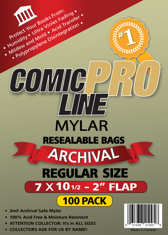 Ultra Pro Resealable Current Size Comic Bags