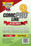 28pt Silver / Reg Comic Backing Boards