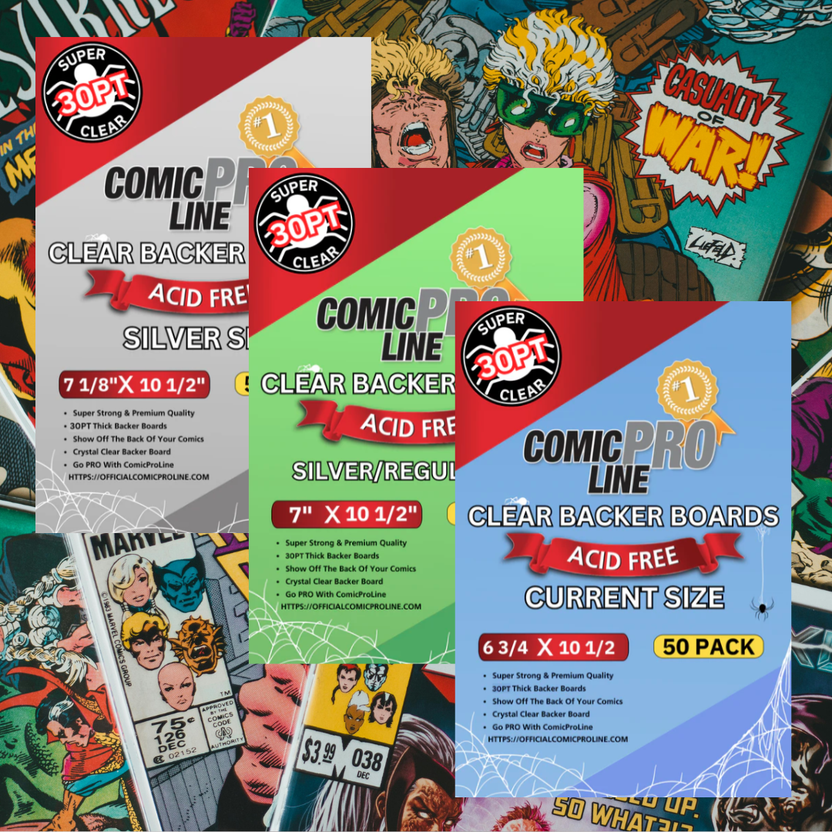 Comic Book Storage Supplies – Comic Pro Line