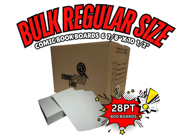 BULK 28PT REGULAR BACKING BOARDS - 800 LOOSE BOARDS PER CASE