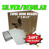 Bulk 24PT Silver/Regular Backing Boards - 1000 Loose Boards Per Case