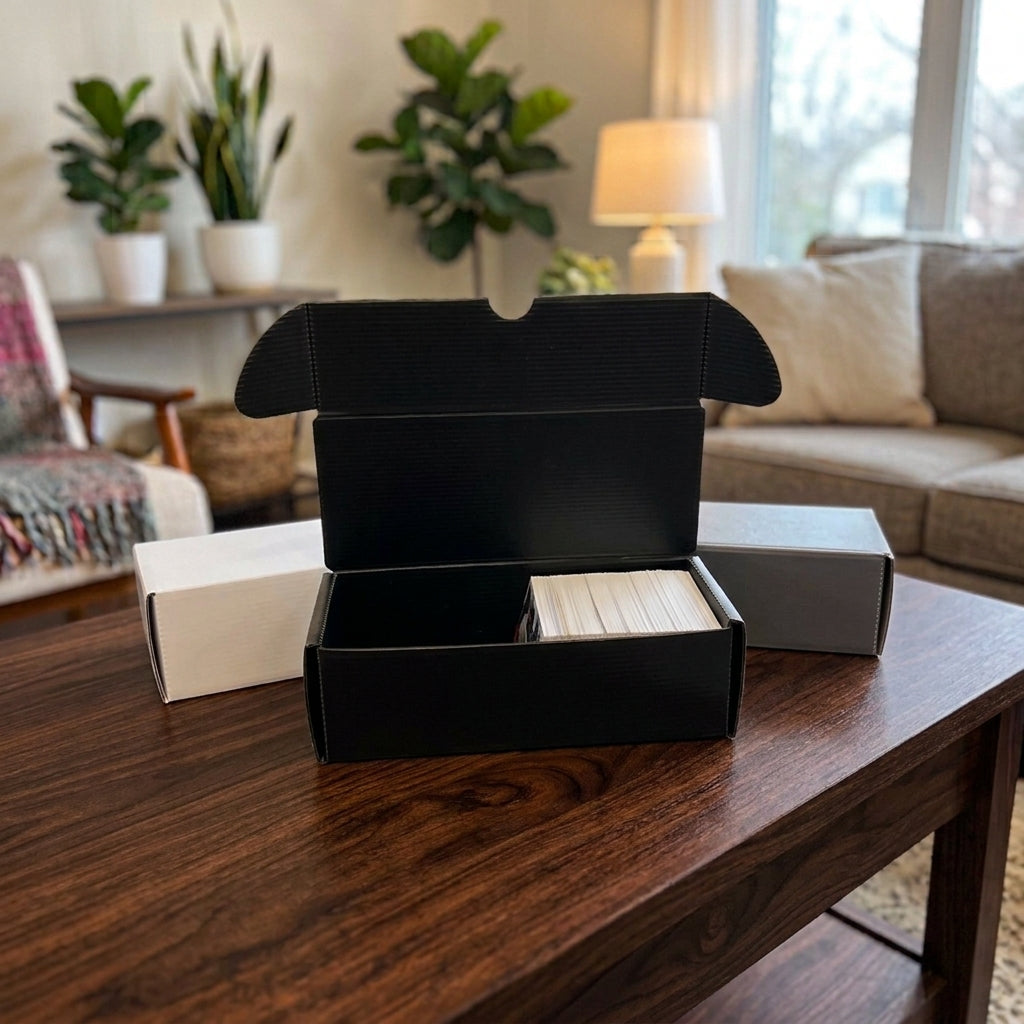 500 Count Plastic Storage Card Box - Bundle of 50