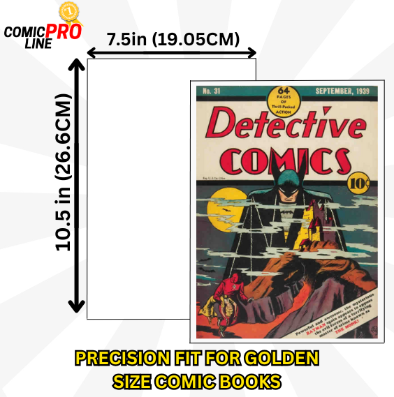 56pt Golden Comic Backing Boards