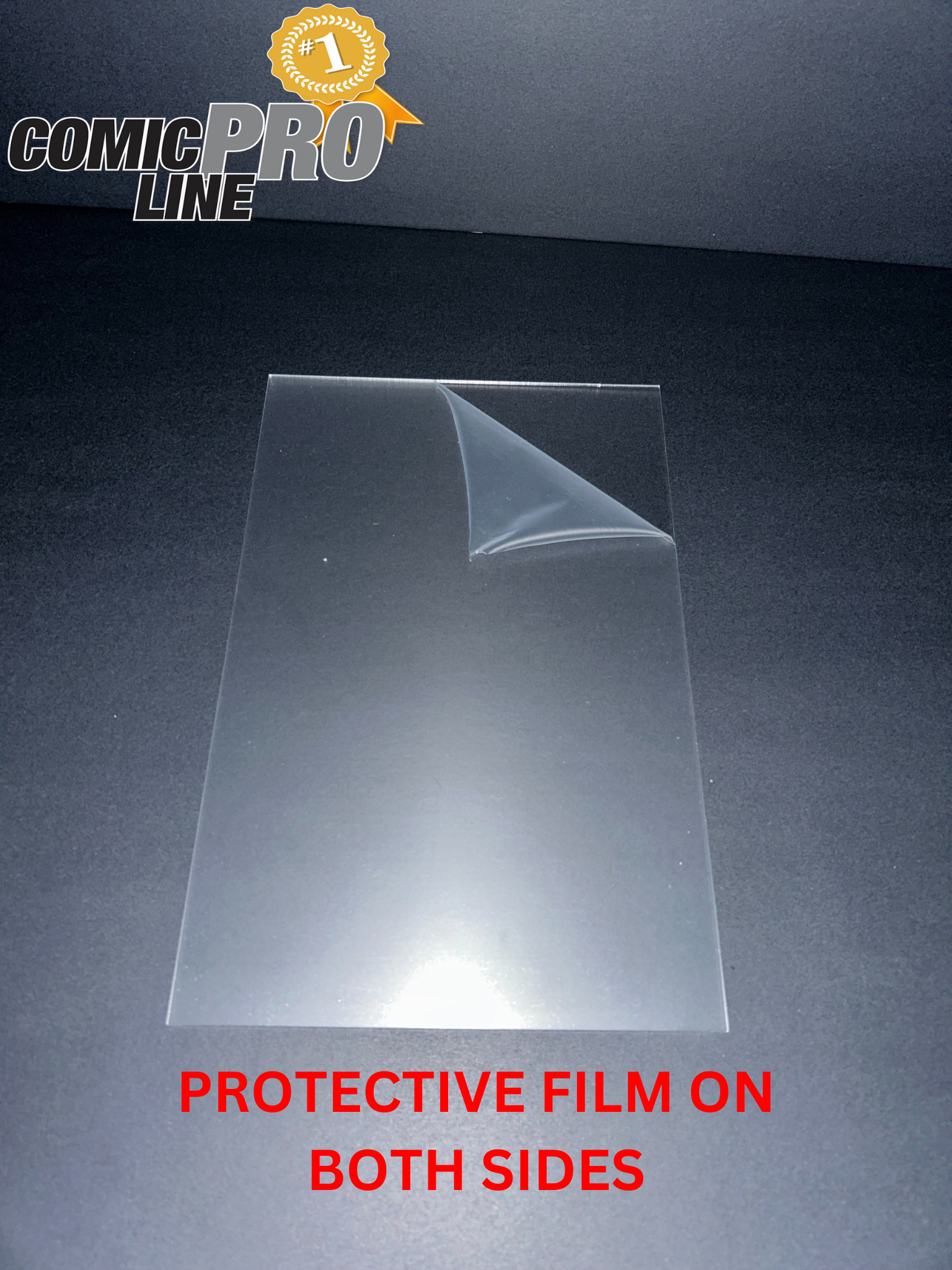 Silver Size - 60pt Clear Acrylic Boards - 7 1/8" X 10 1/2" - 5 Pack