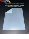Regular Size - 60pt Clear Acrylic Boards - 6 7/8" X 10 1/2" - 5 Pack
