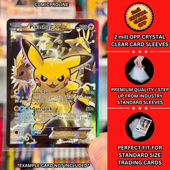 Standard Size Trading Card Sleeves - 100 Pack Comic Pro Line Standard Size Trading Card Sleeves - 100 Pack Comic Pro Line