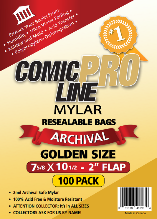 Comic Book Bags - Comic Pro Line 100 Count – Cards Comics Toys