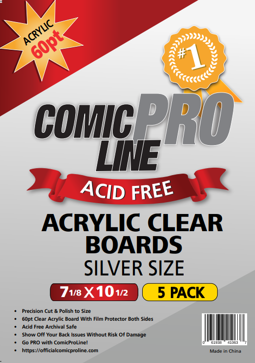 Crystal Clear Comic Book Backer Boards