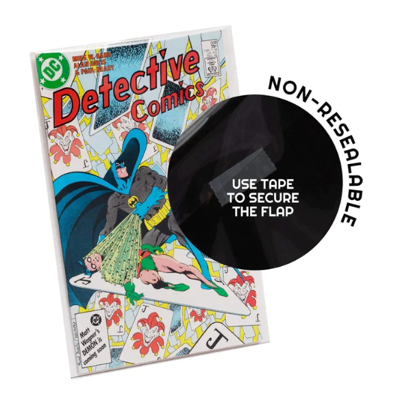 10 – Magazine (8 7/8″) SIZE, Magazine COMIC BOOK BAGS and BACKING BOARDS –  Hot Flips