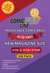 Resealable New Magazine Size Comic Bags