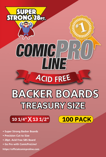 28PT Treasury Comic Backing Boards