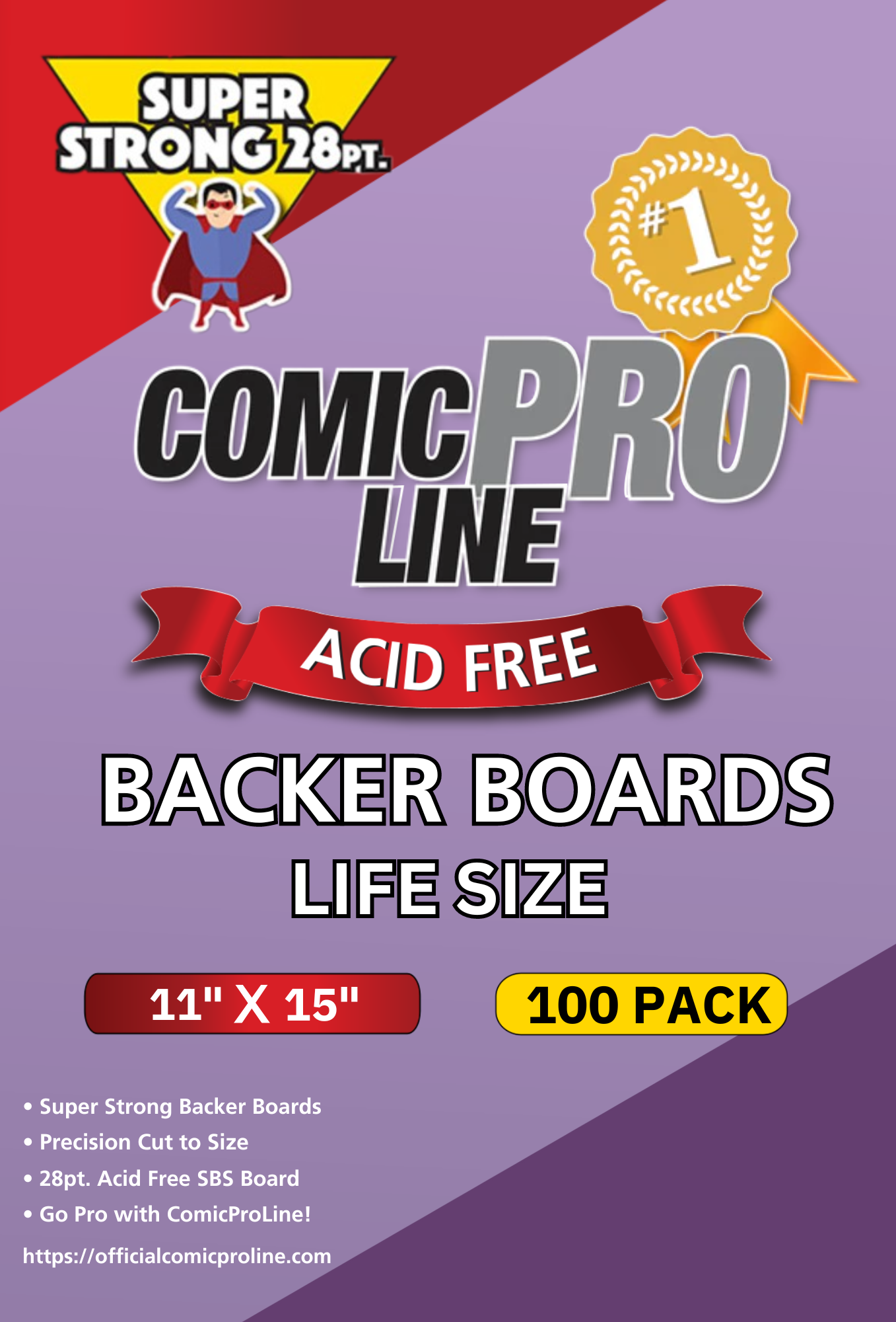 28PT Life Size Backing Boards