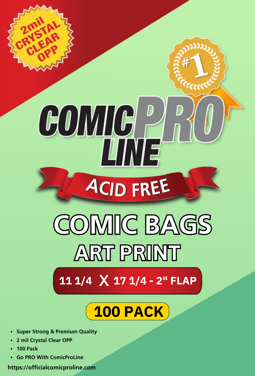 Comic Book Sleeves | Acid Free Comic Book Bags – Comic Pro Line
