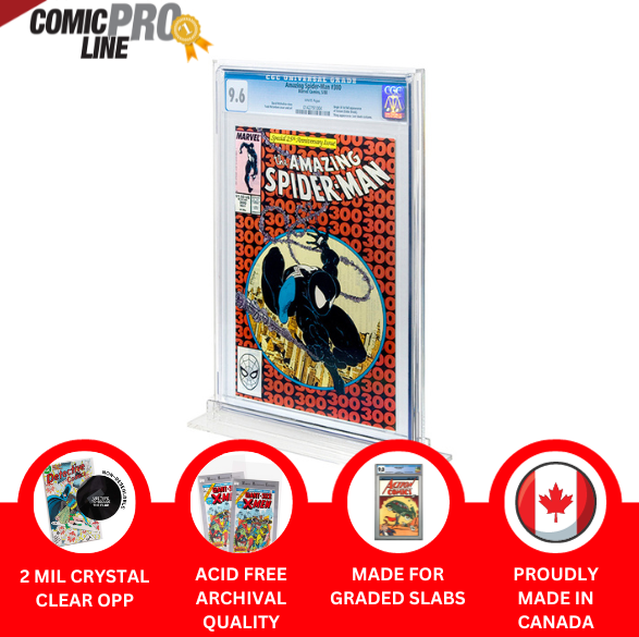 BCW Silver Age Comic Book Bag & Board Pro Pre Made Ultra Clear (10)