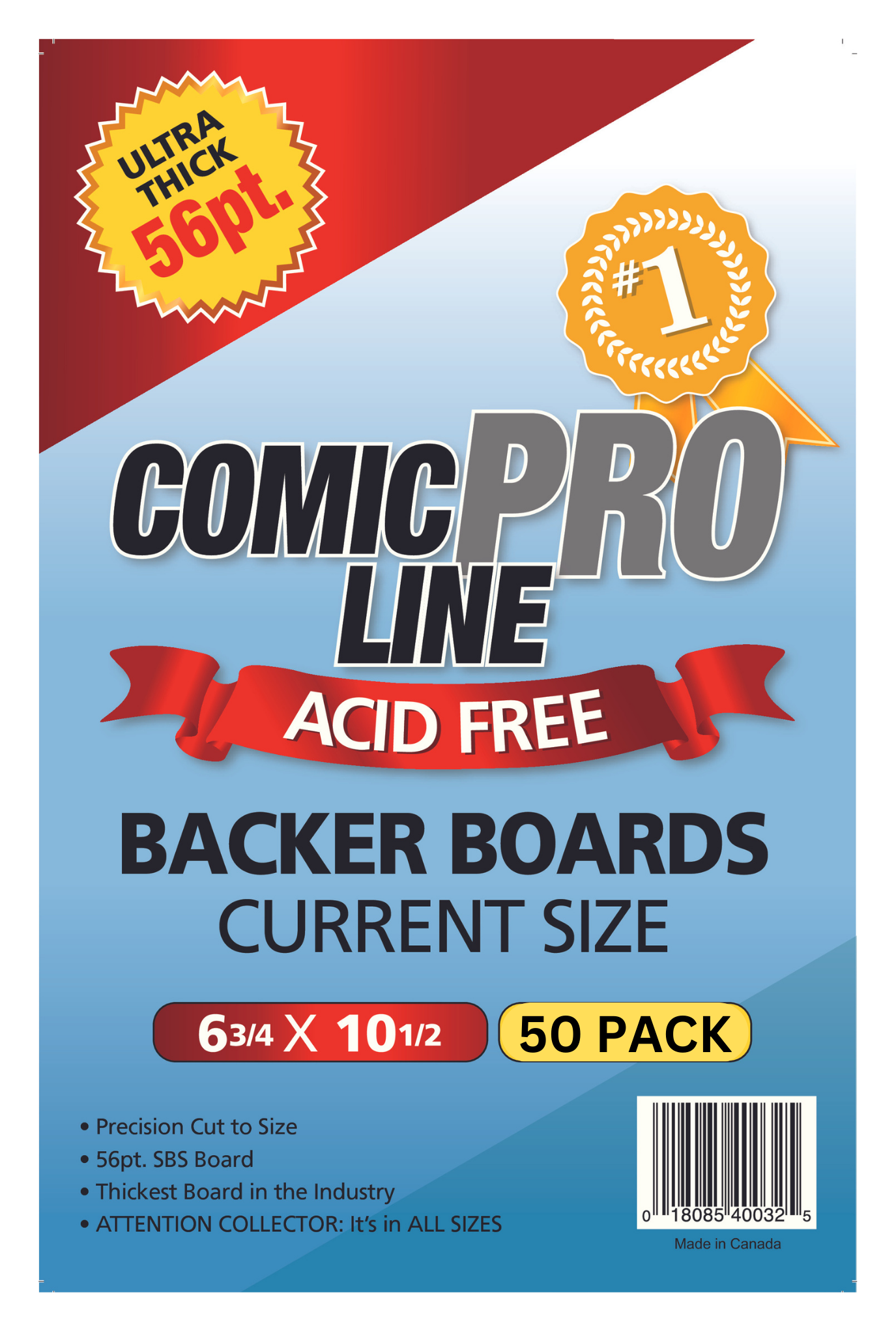 56pt Current Comic Backing Boards