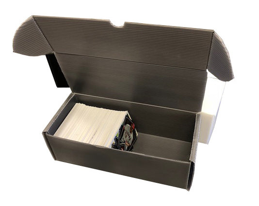 550 Count Cardboard Baseball Trading Card Storage Boxes - Bundle of 50