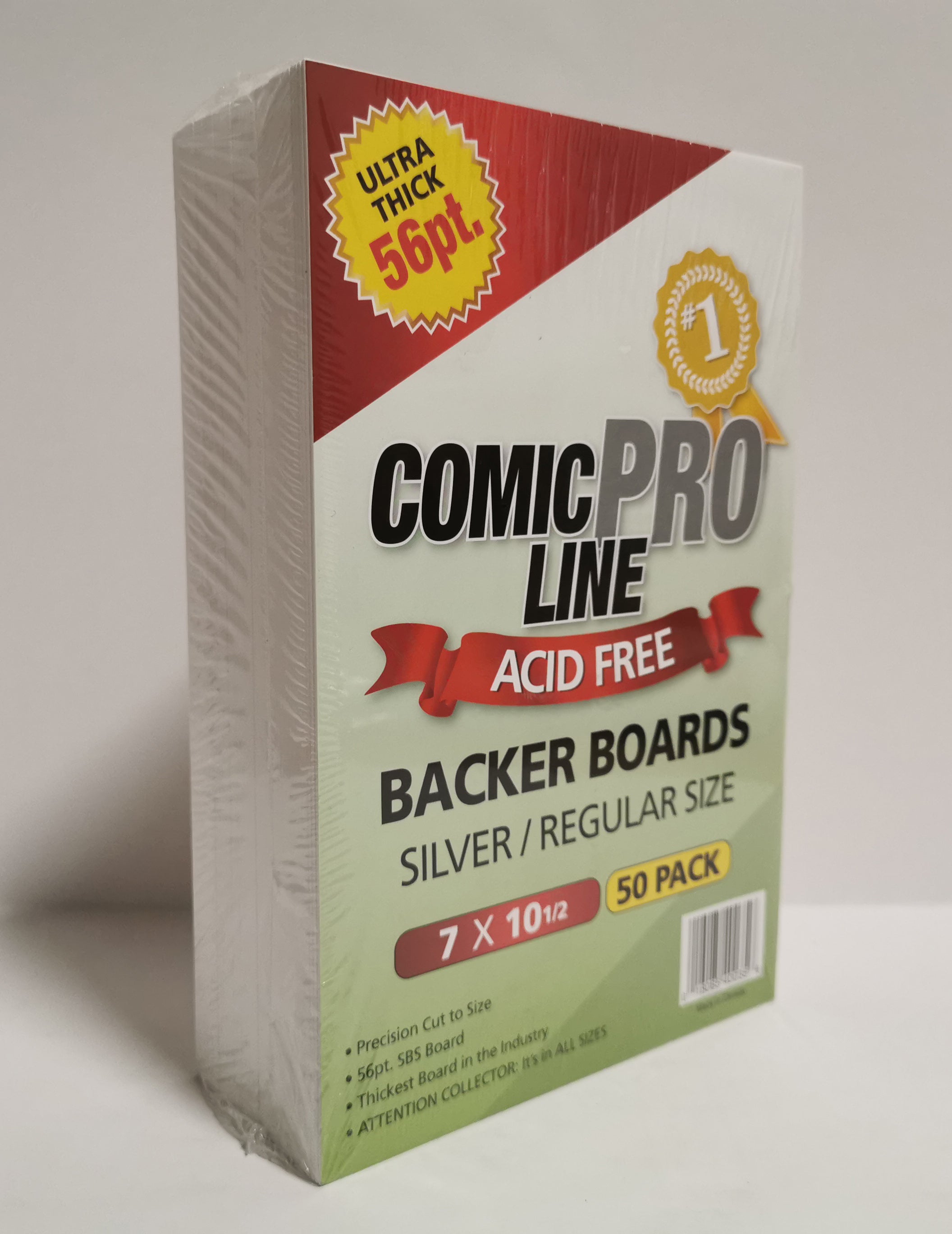 56pt Silver / Regular Comic Backing Boards