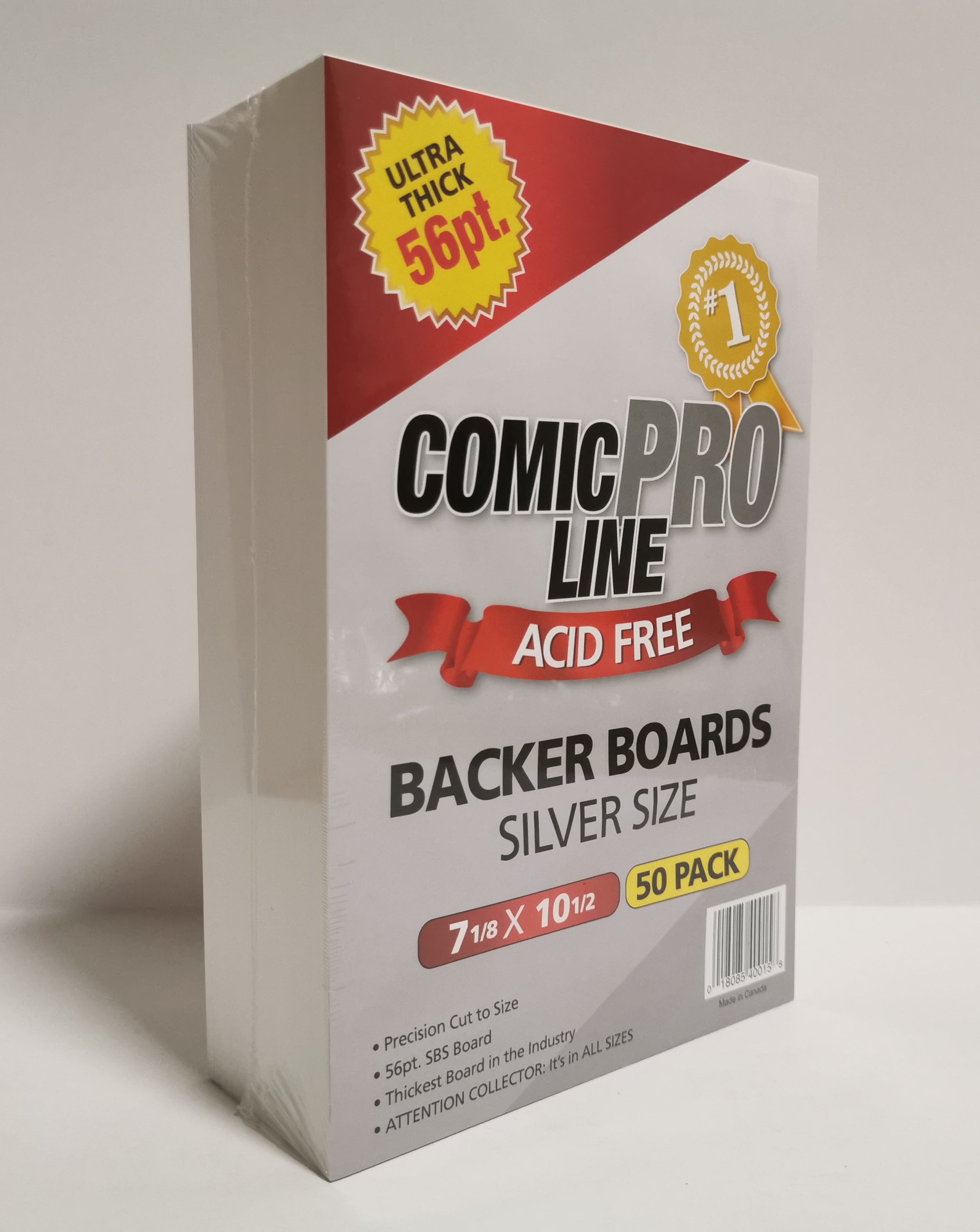 56pt Silver Comic Backing Boards