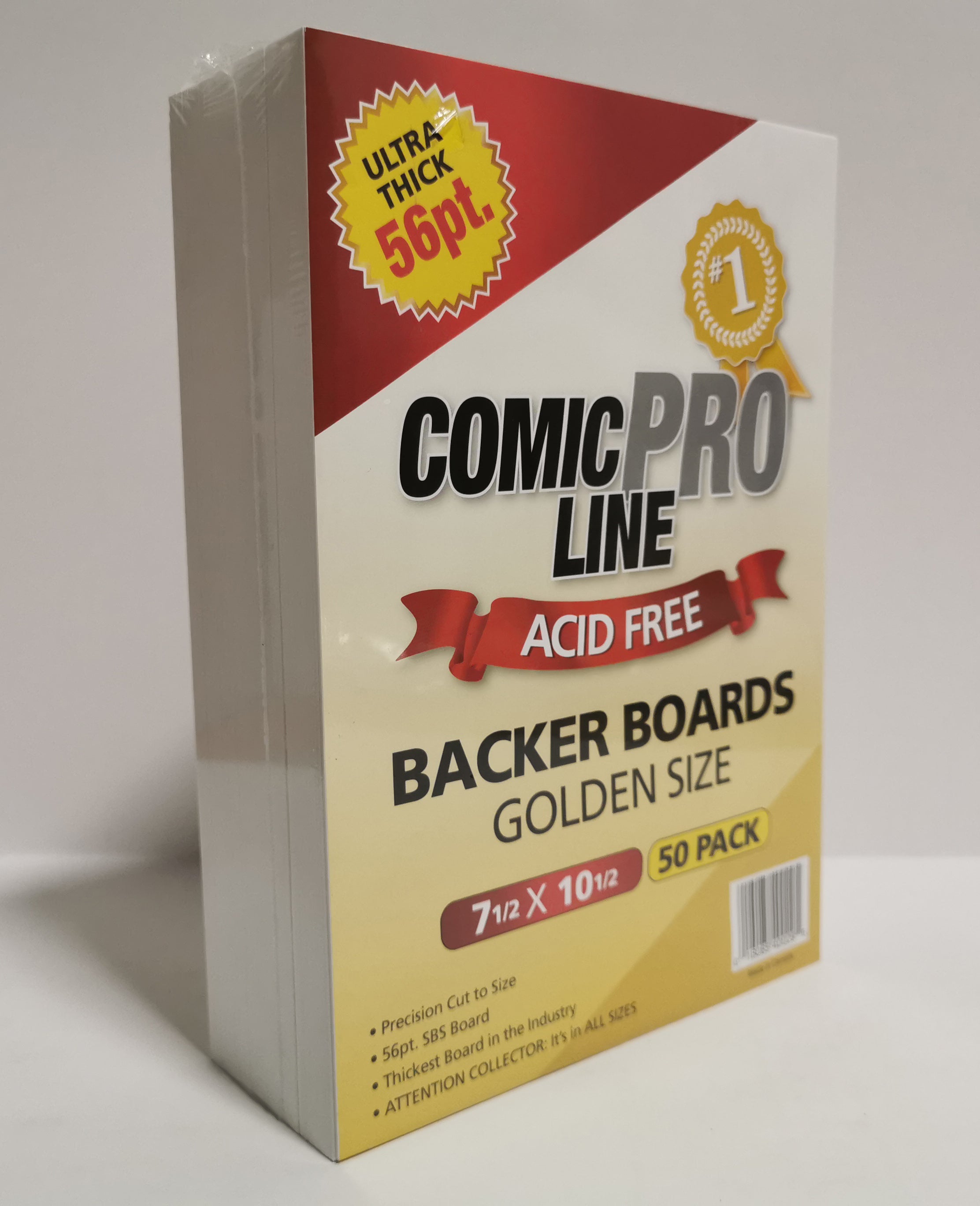 56pt Golden Comic Backing Boards