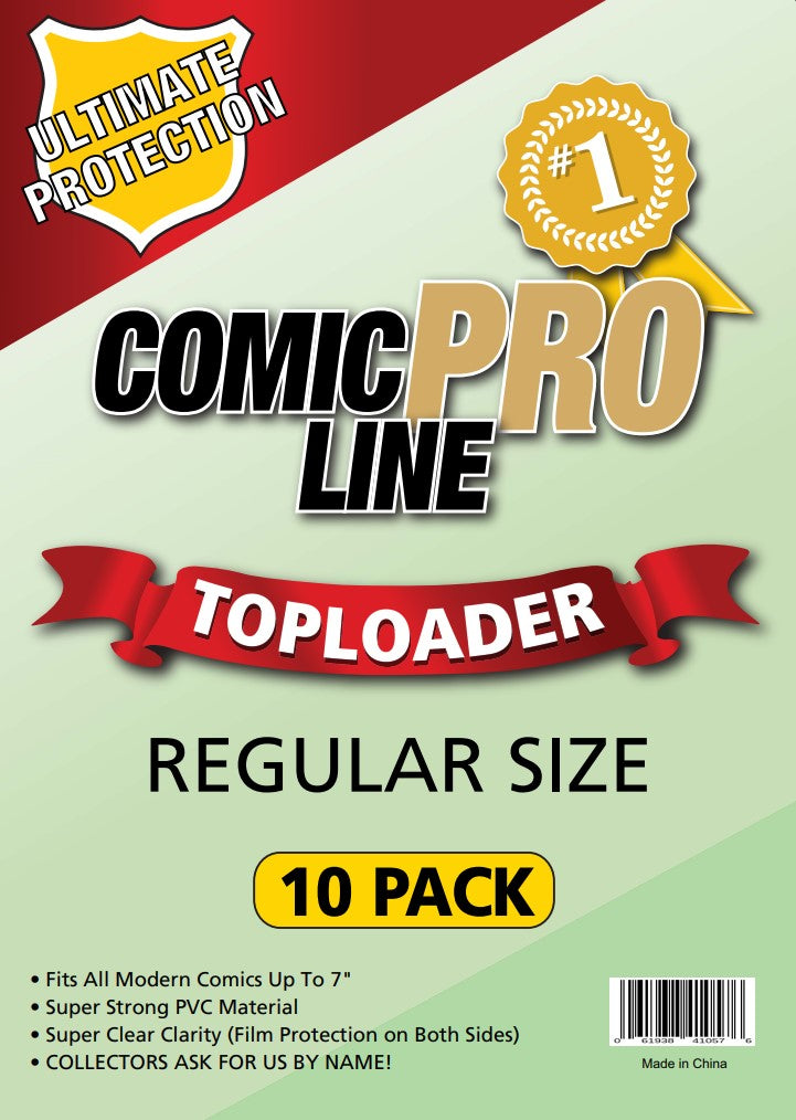 Regular Age - PVC Top Loader 7" x 10 1/2" - 10 PACK