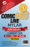 Current Size Mylar Comic Bags - 100 Pack