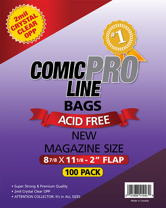 New Magazine Size Bags – 8 7/8″ x 11 1/8″ with 2″ flap